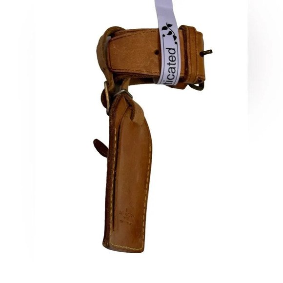 Authenticated Louis Vuitton Vintage Luggage tag large size with poignet - Picture 14 of 14